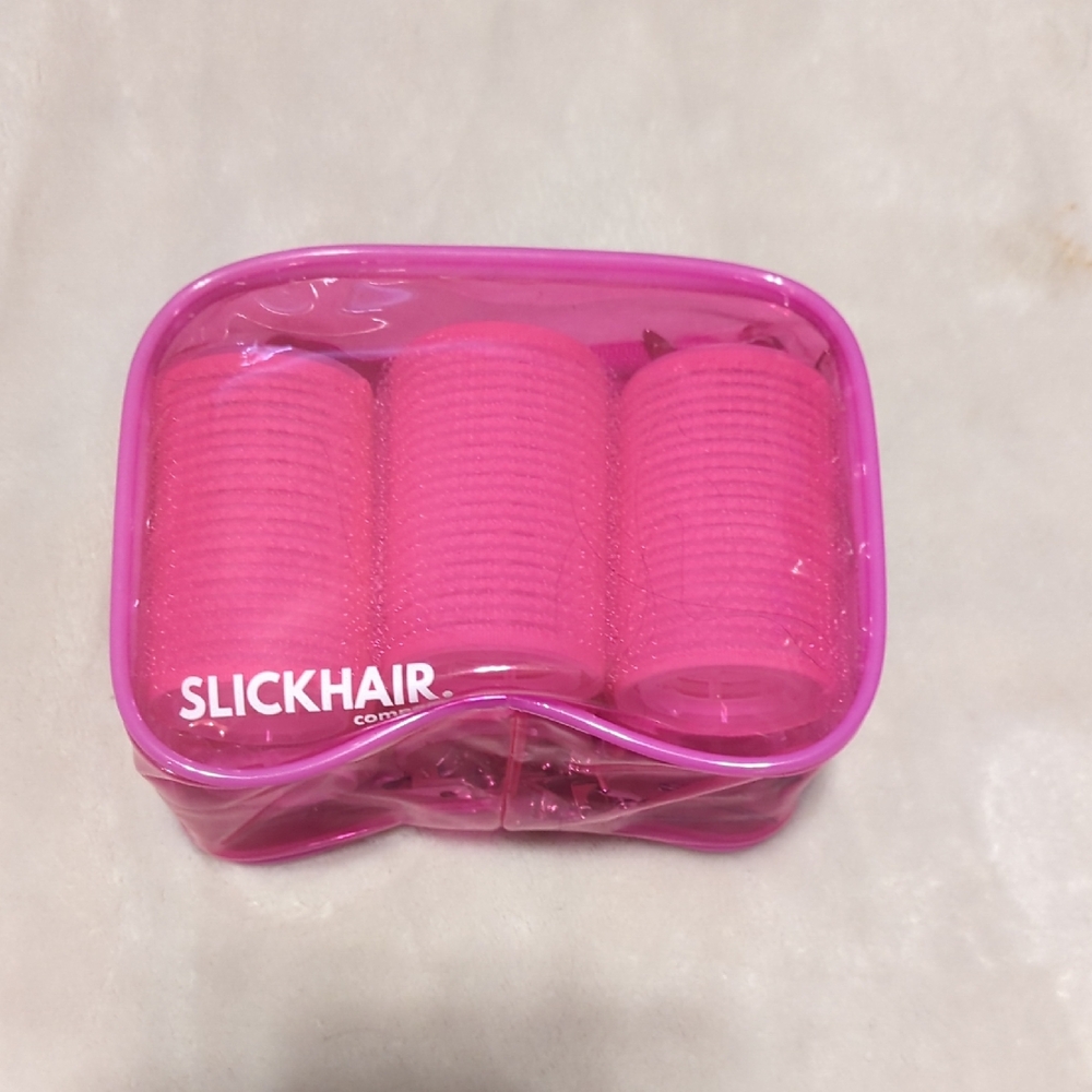 Slickhair Pink Hair Rollers Set